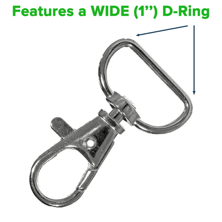 Metal Bag Swivel Trigger Clips Snap Hook Dog Lead Webbing Strap Tape 8-33 mm